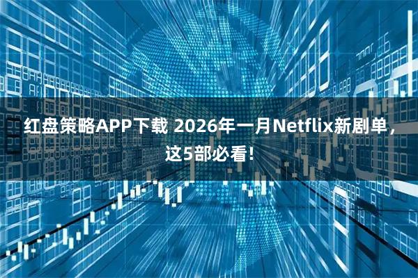 红盘策略APP下载 2026年一月Netflix新剧单，这5部必看!